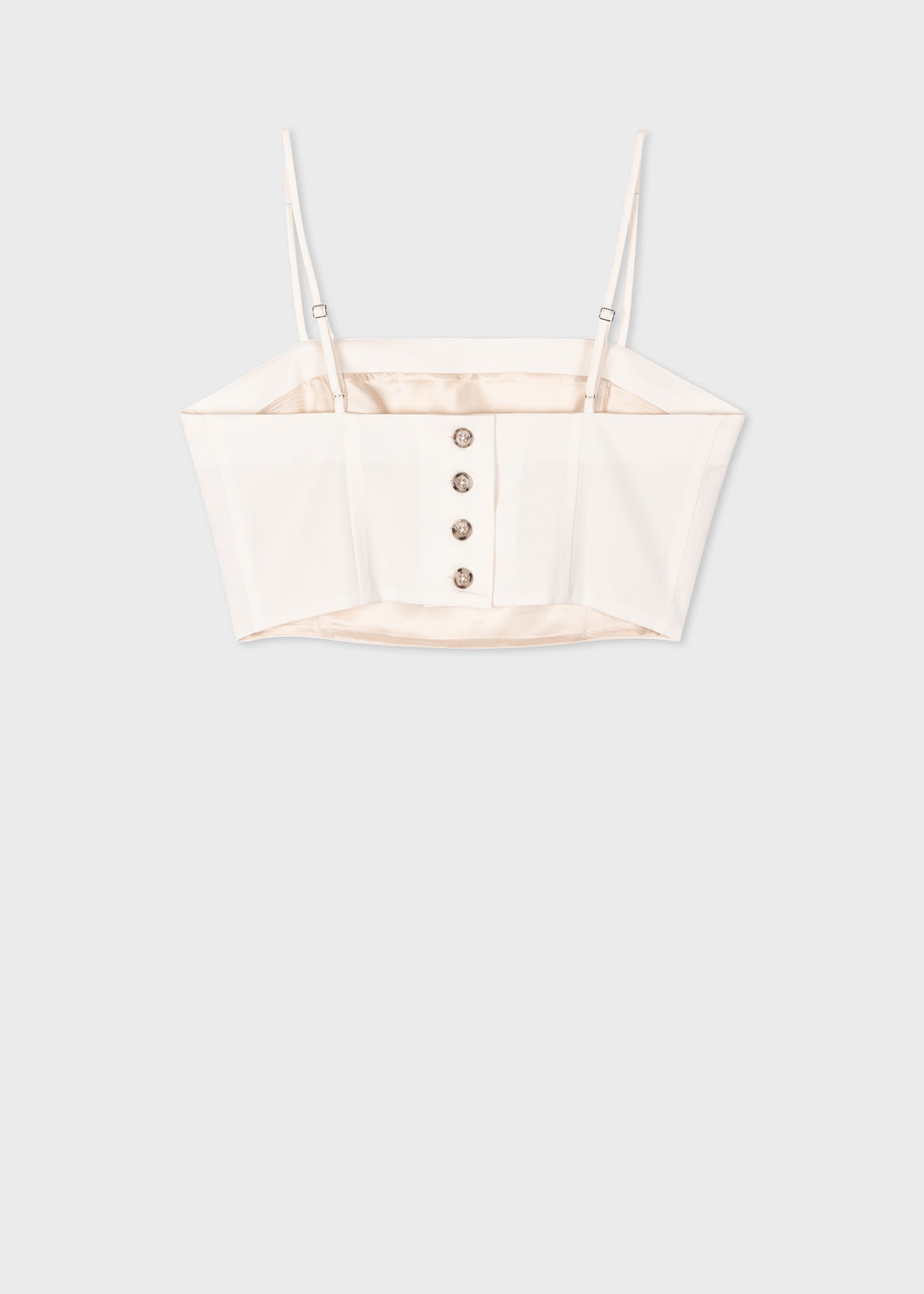 Wool Stretch Cami Cropped Top - 2