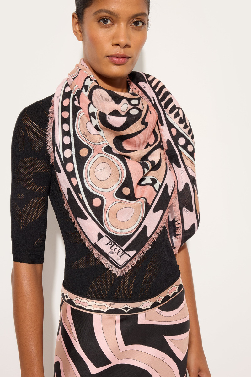 PUCCI SOLEIL PRINT WOOL AND SILK PASHMINA outlook