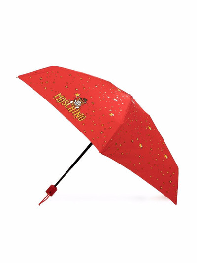 Moschino teddy bear-print umbrella outlook