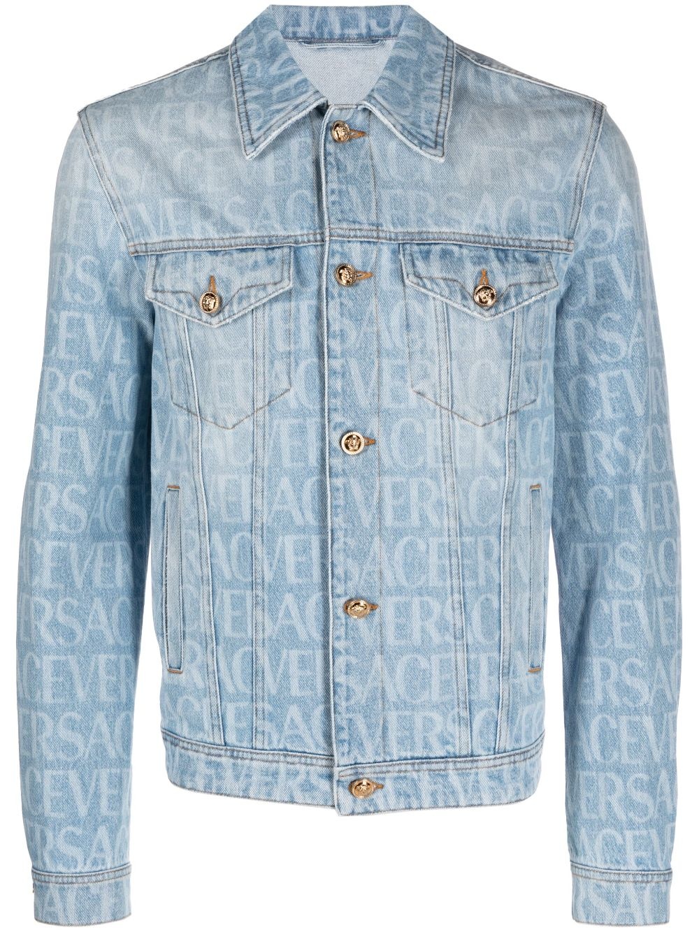 Louis Vuitton Printed Denim Jacket