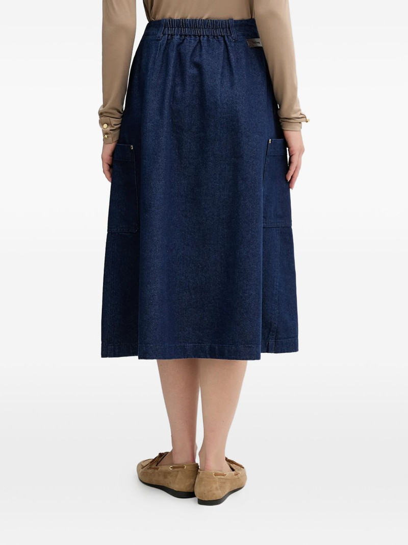 Saima d-ring pocket midi skirt 3
