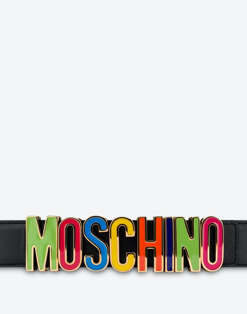 Moschino MULTICOLOR LOGO BELT outlook