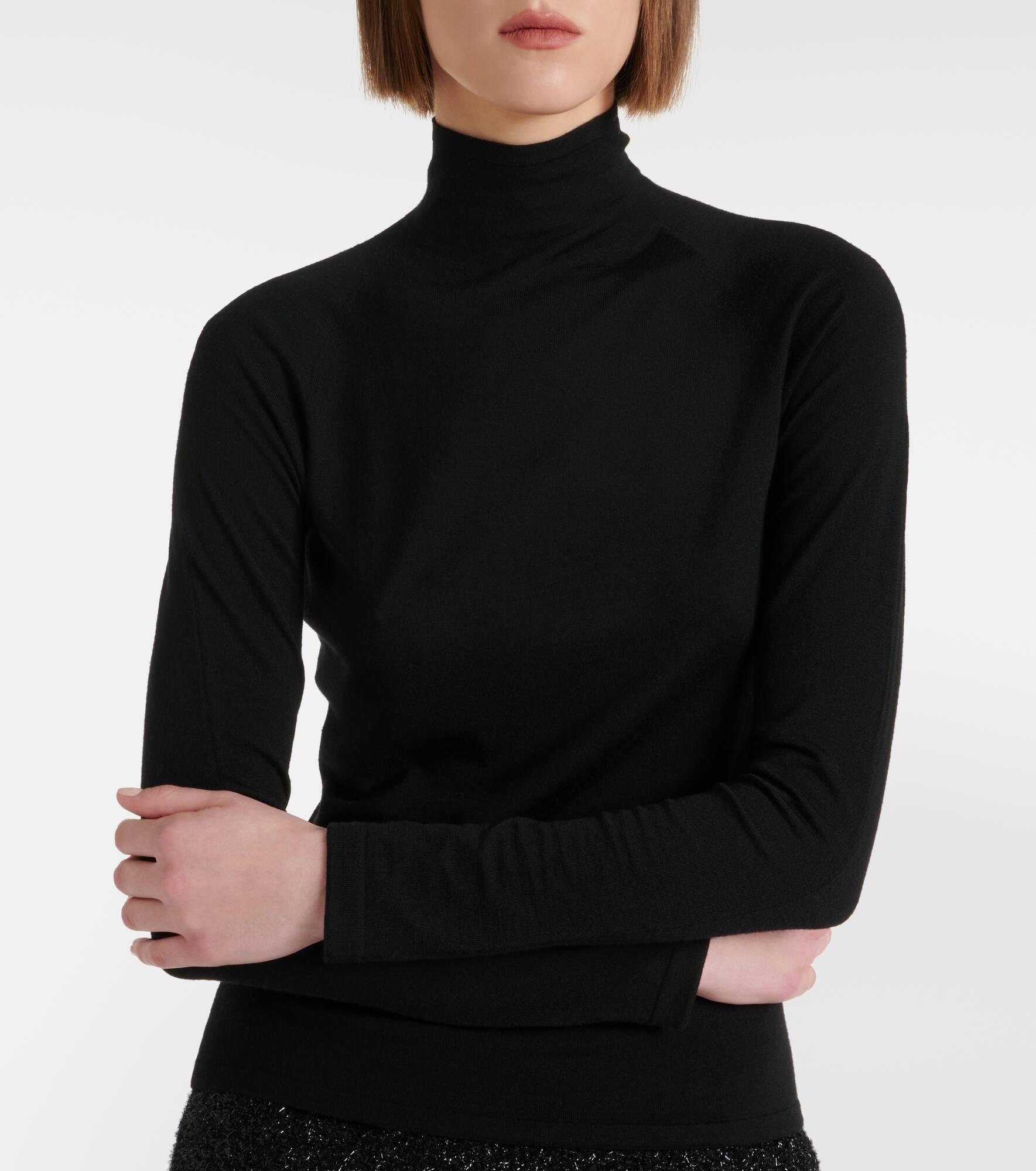 Honna wool turtleneck top - 5