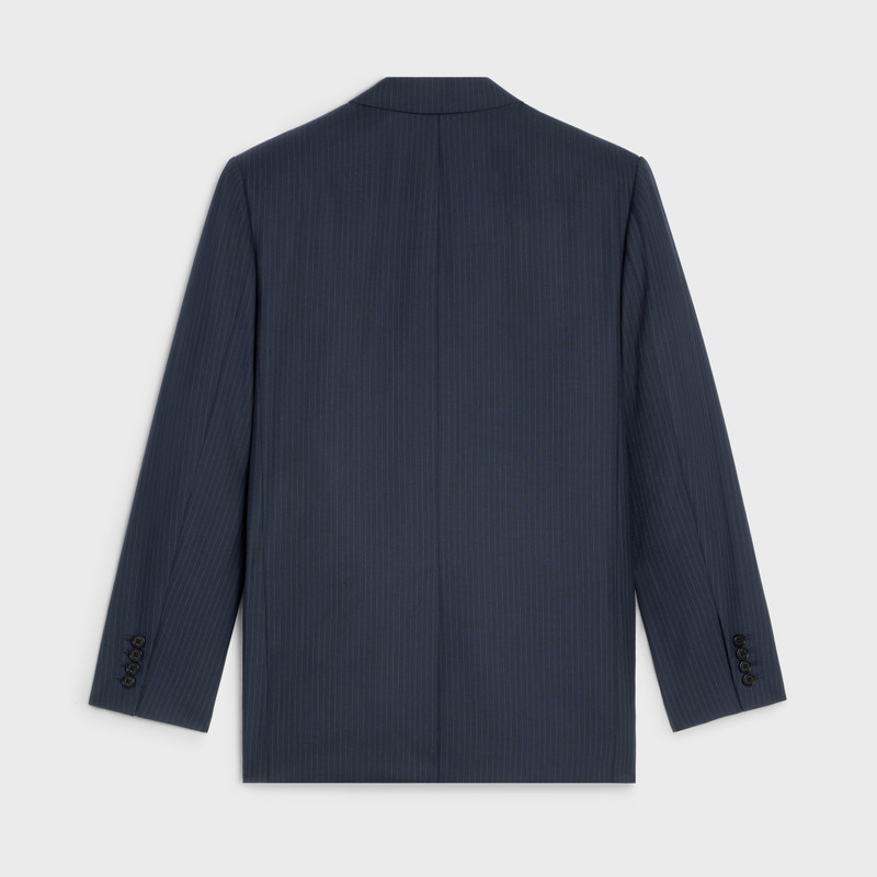 CELINE JUDE JACKET IN STRIPED FLANNEL outlook