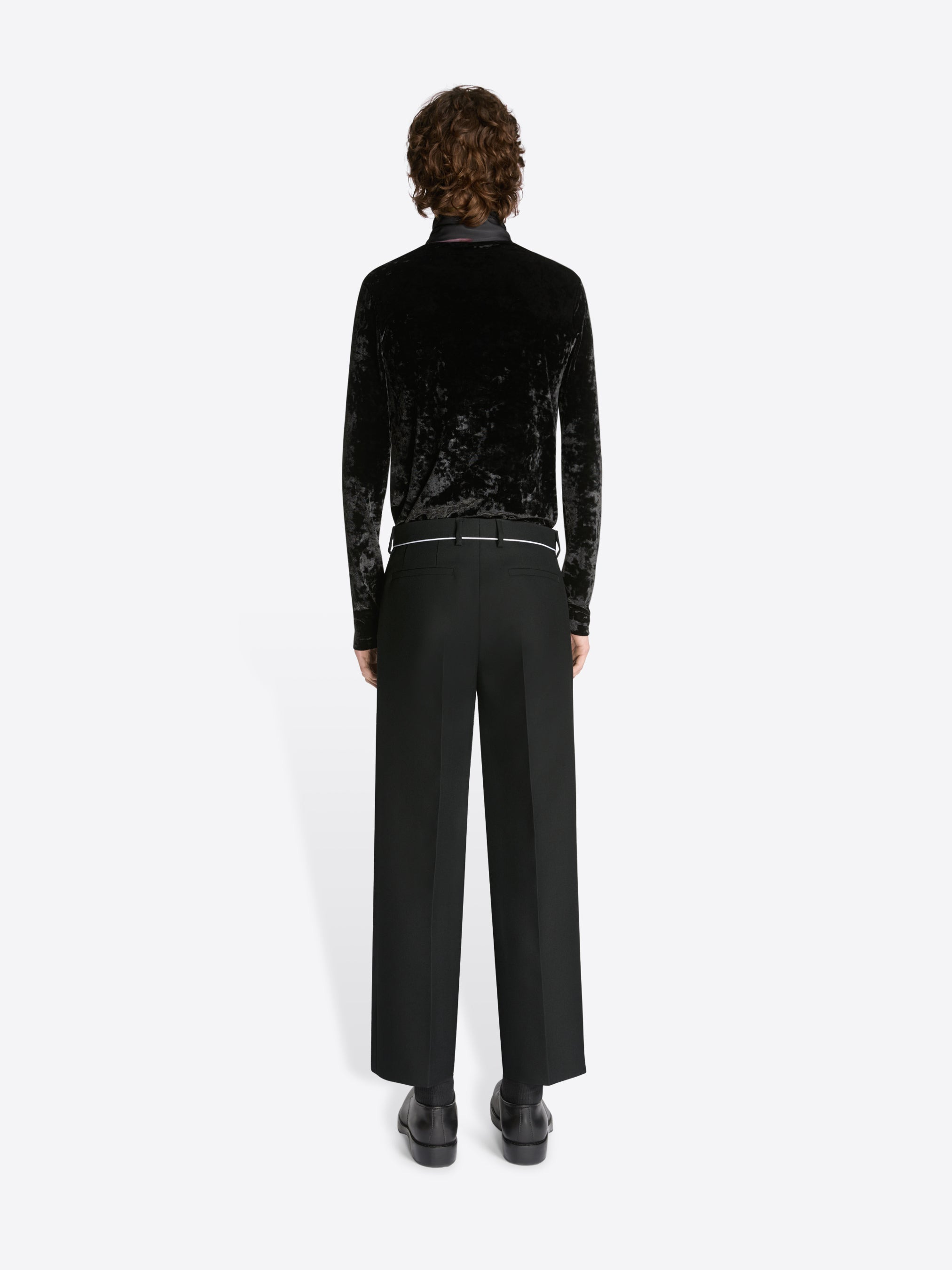 CROPPED WOOL PANTS - 4