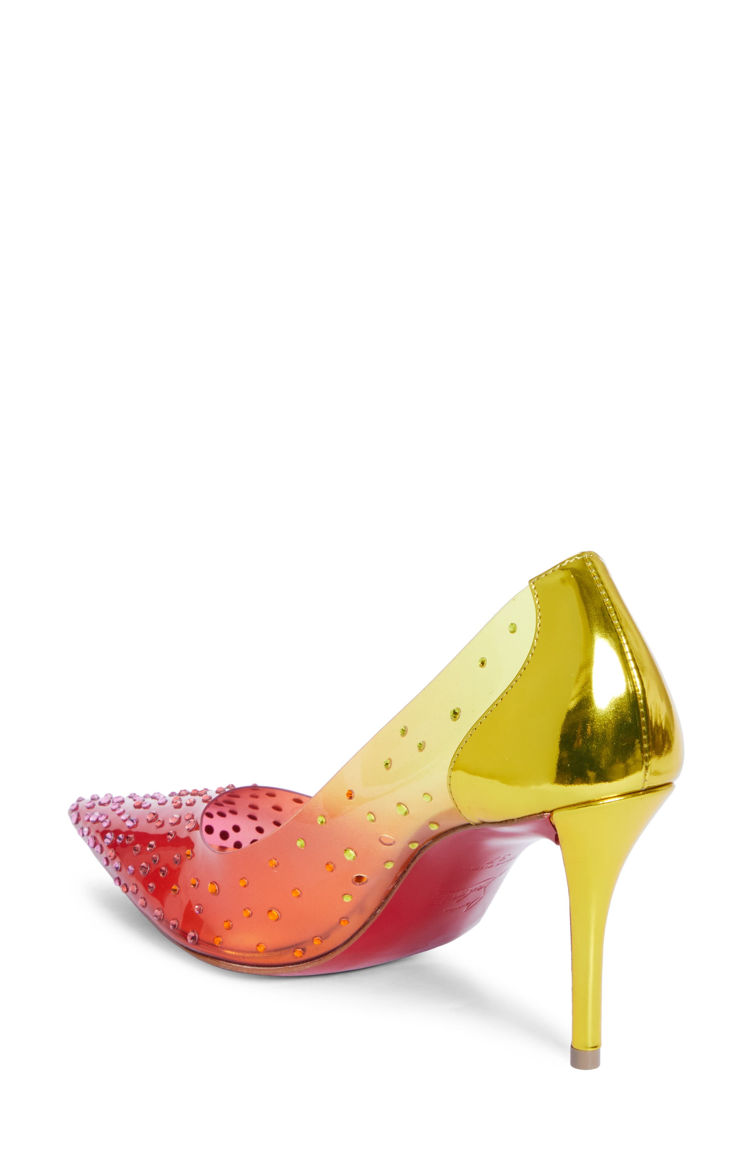Christian Louboutin Pointed Toe Pump in Vers Citronnade at Nordstrom - 2