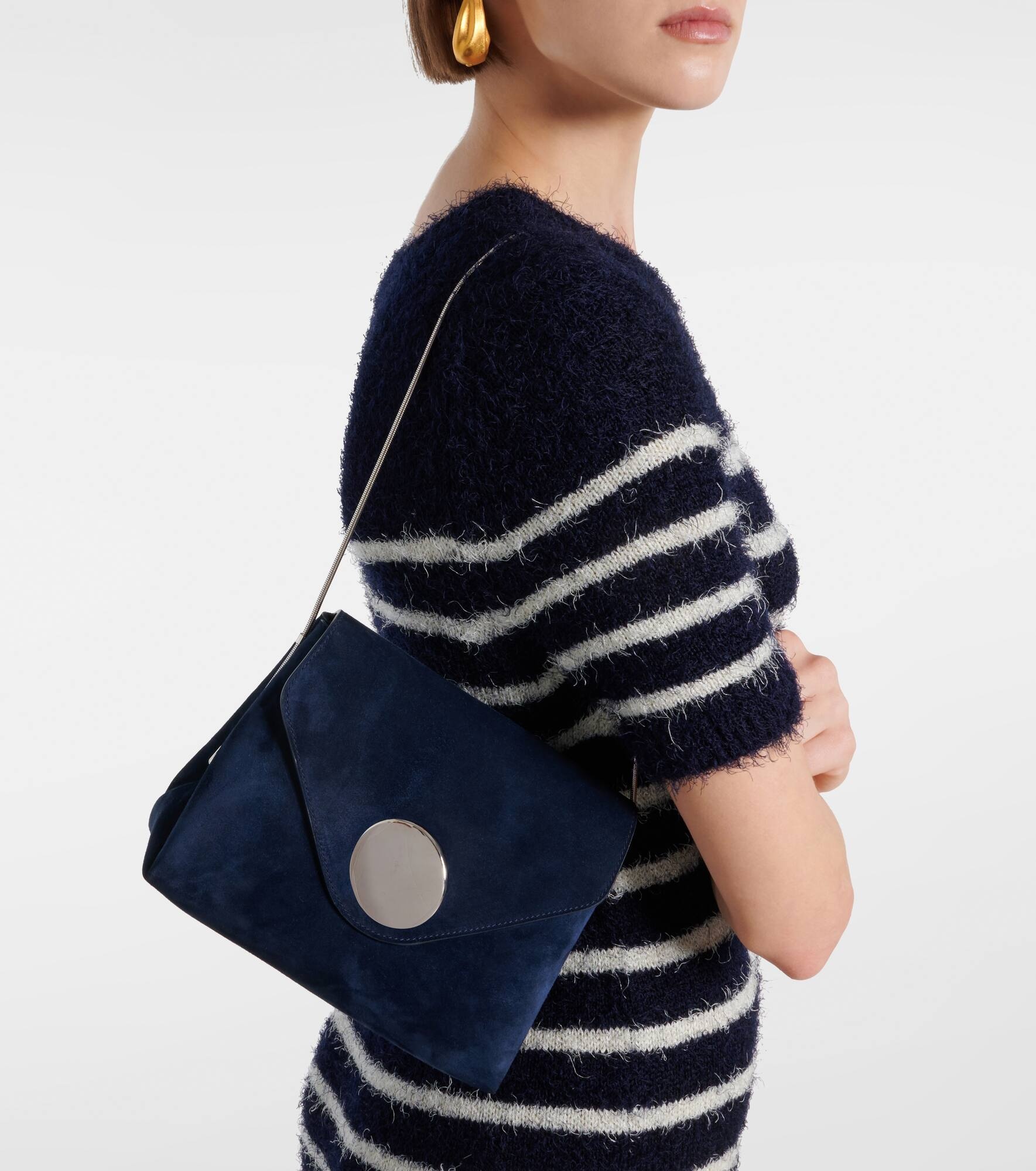 Bobbi suede shoulder bag - 6