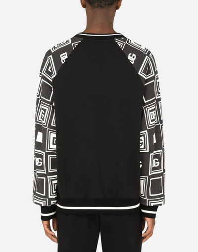 Dolce & Gabbana Jersey sweatshirt with DG logo print outlook