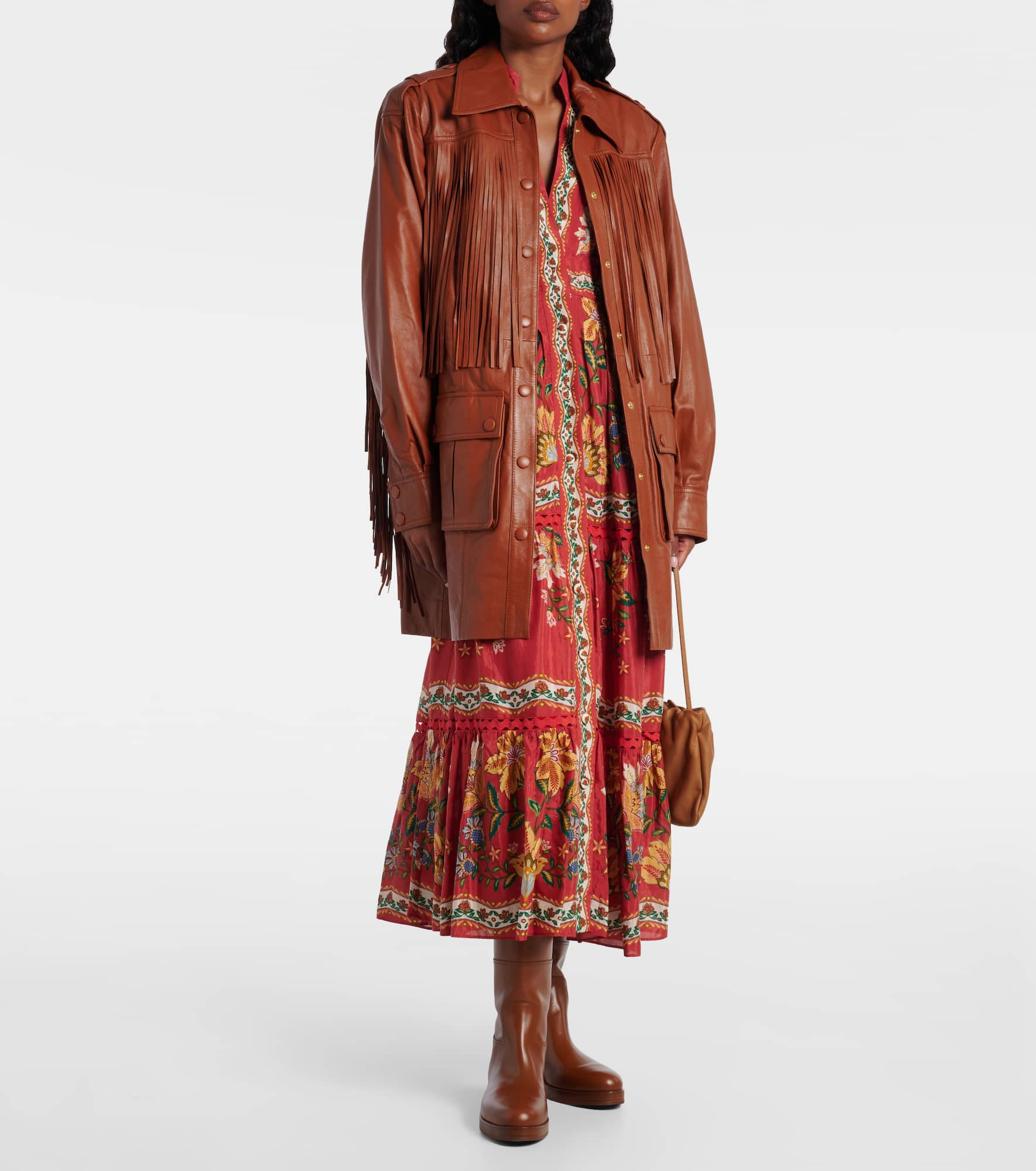 Fringed leather jacket - 2