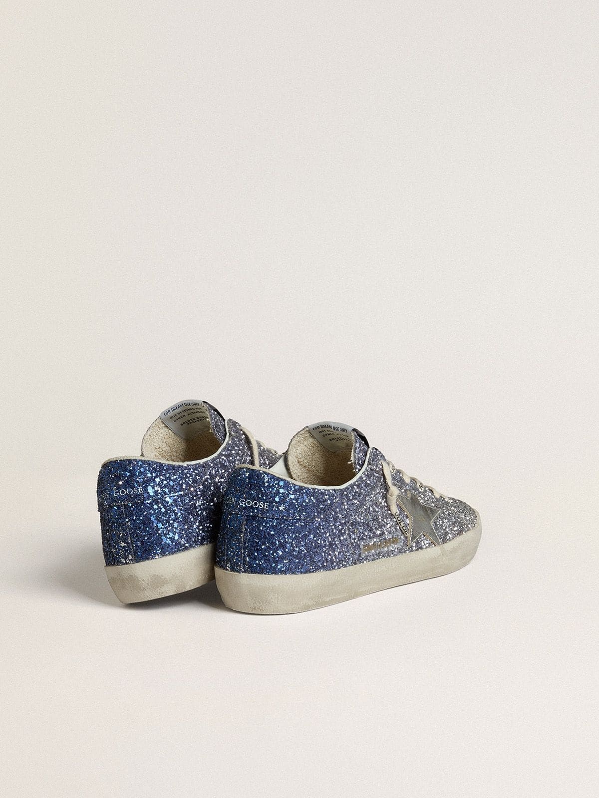 Super-Star LTD in multicolor glitter with silver metallic leather star - 4