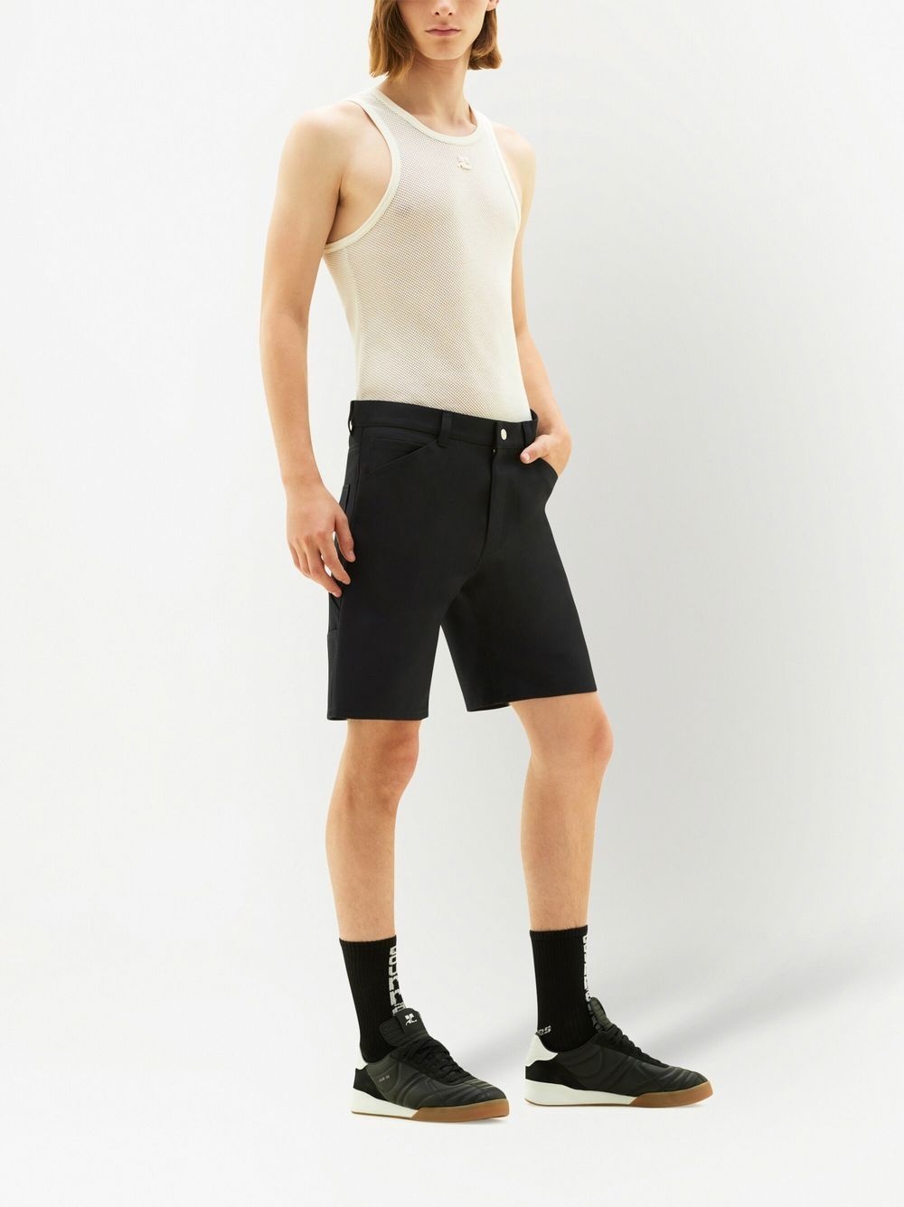 twill bermuda shorts - 3