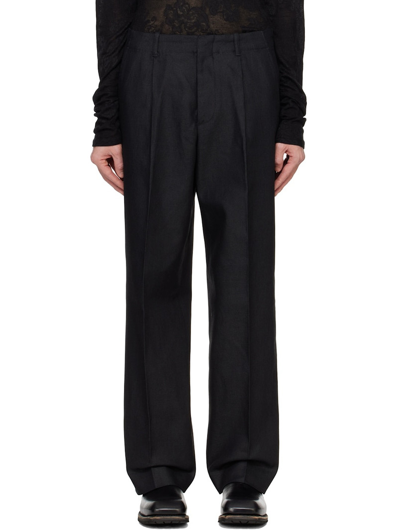 Black Borrowed Chino Trousers 1