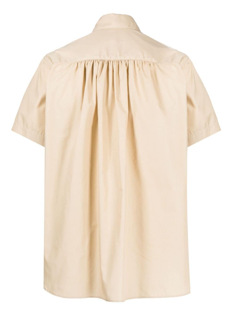 Poly draped short-sleeve shirt - 2