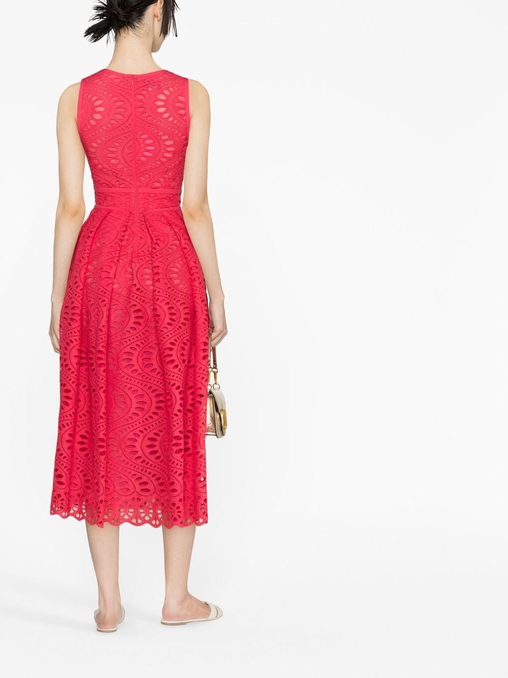 open-knit midi dress - 4