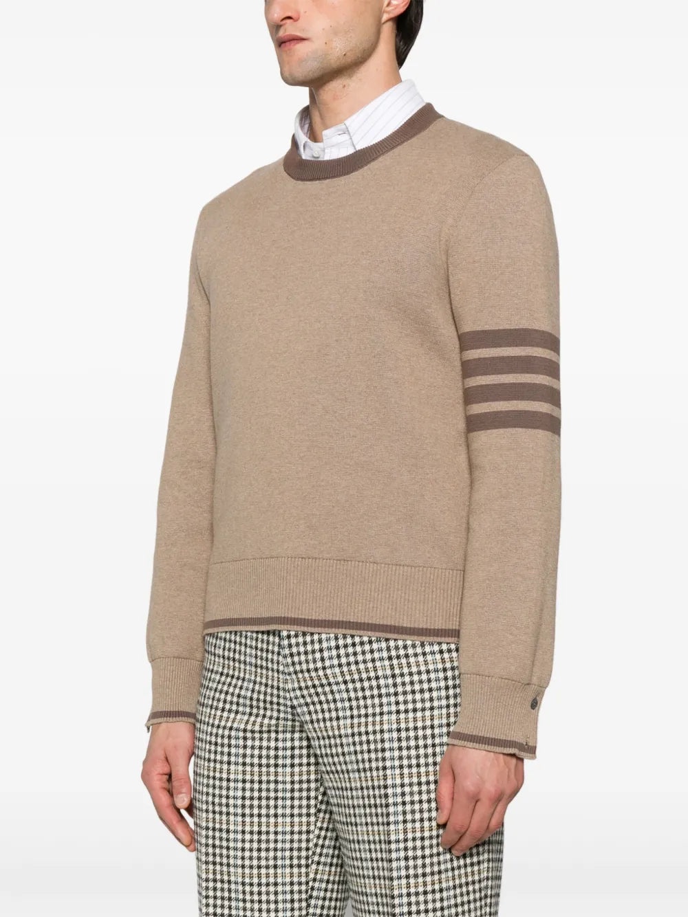 4-Stripe Detail Sweater - 3