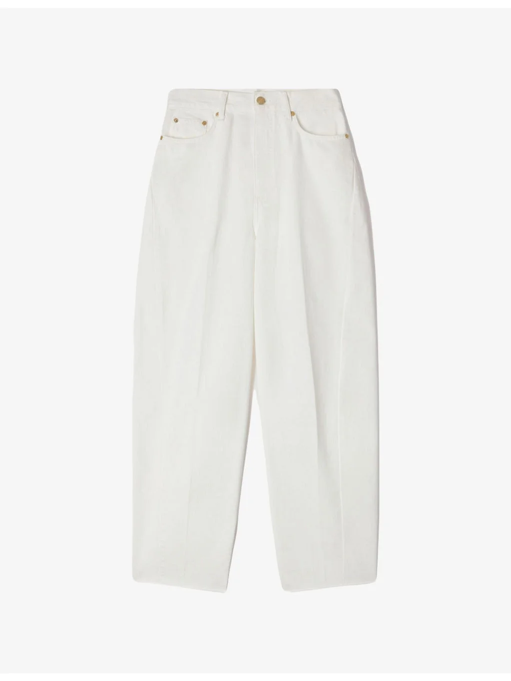 Barrel-Leg High-Rise Jeans - 1