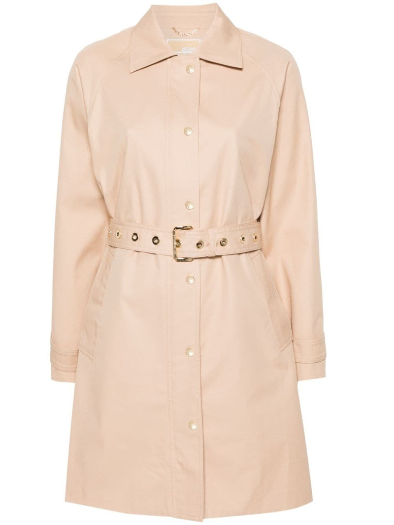 twill midi trench coat 1