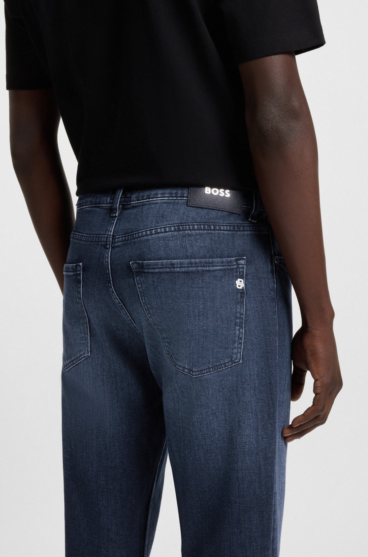 REGULAR-FIT JEANS IN SUPER-SOFT STRETCH DENIM - 5