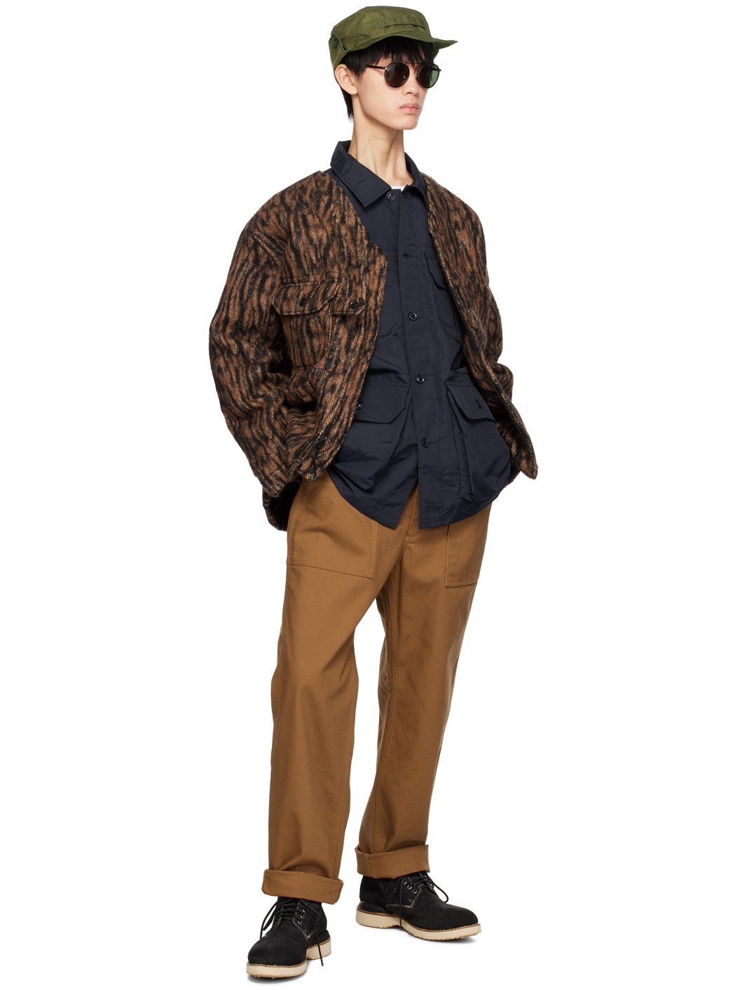 ジャケット・アウター Engineered Garments Shooting Jacket L Engineered Garments Brown Shooting Jacket Engineered Garments