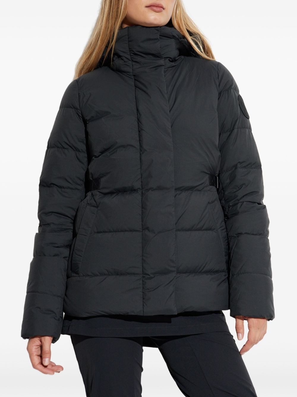 hooded quilted puffer jacket - 3