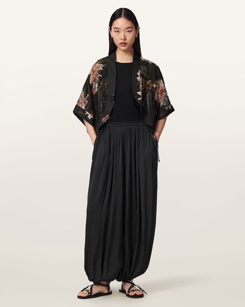 ALICE RELAXED FIT SILK BLEND FLORAL SHRUG 5