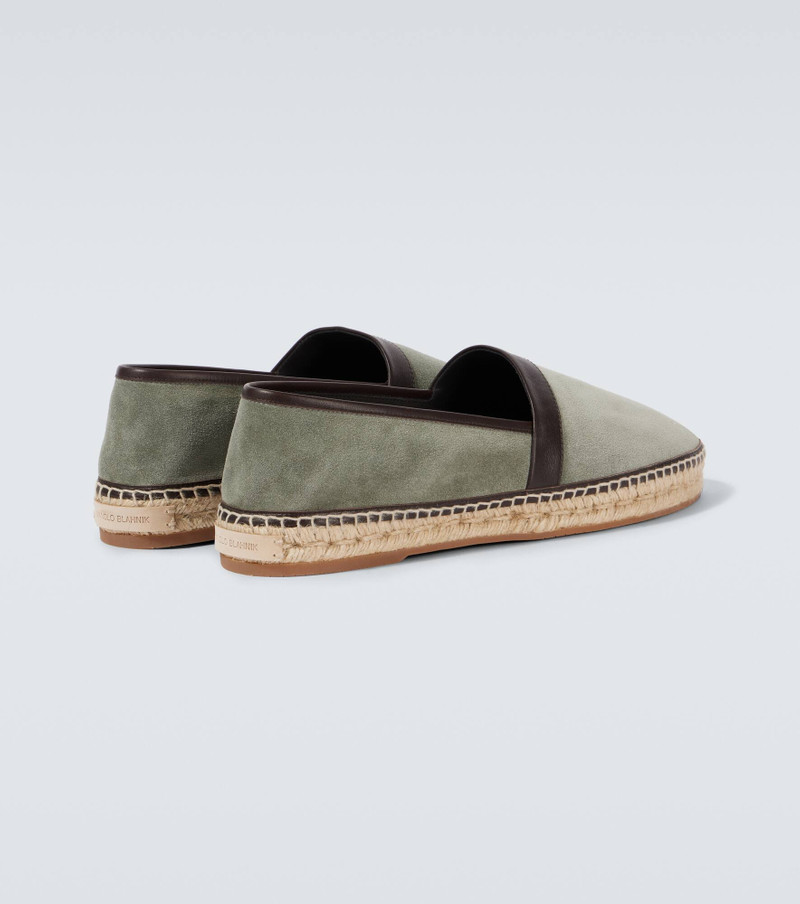 Nerano leather-trimmed suede espadrilles 6