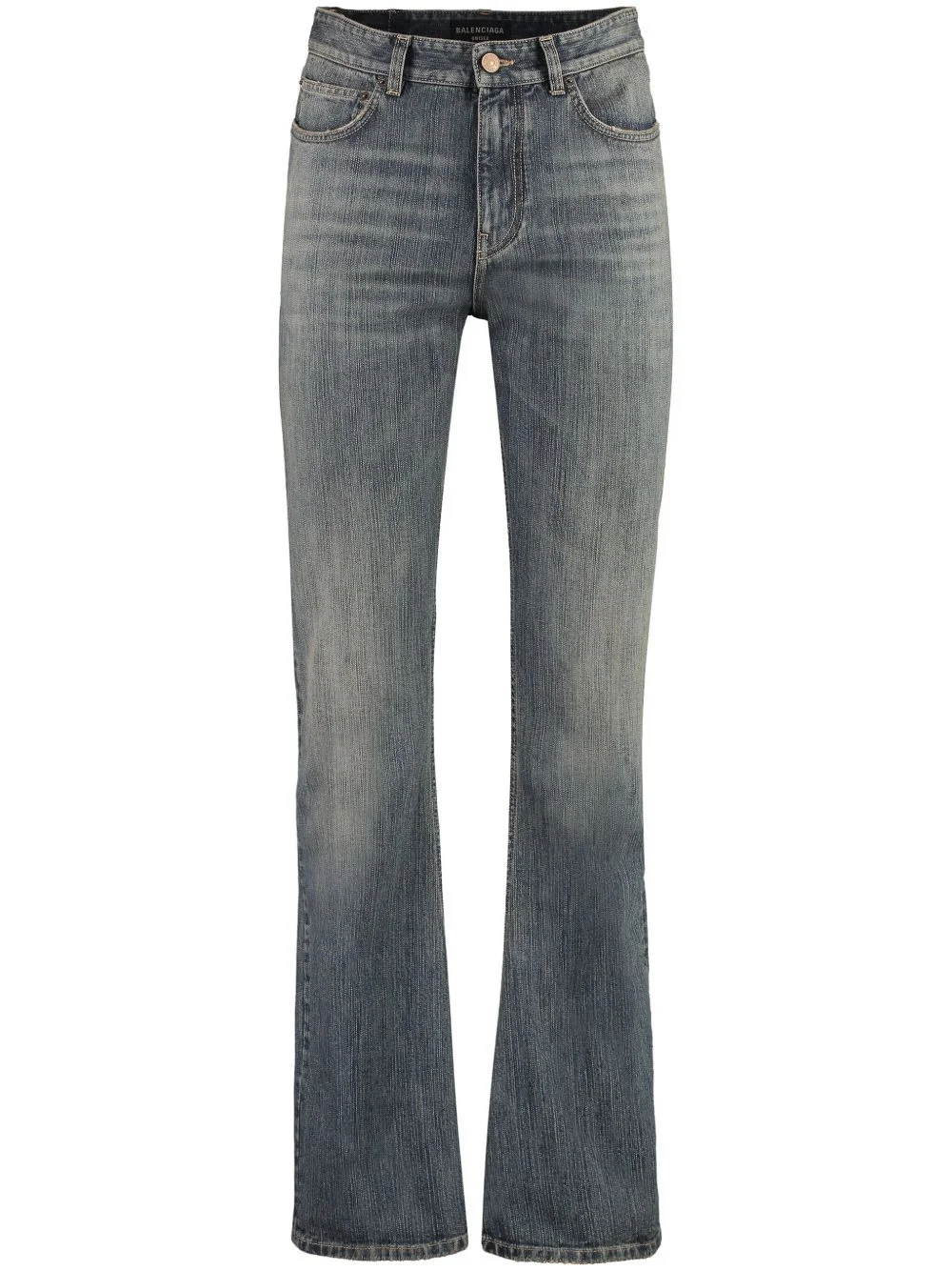 mid-rise bootcut jeans - 1