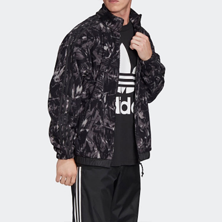 adidas originals Polar Fleece AOP Jacket For Men Black GD0007 - 5