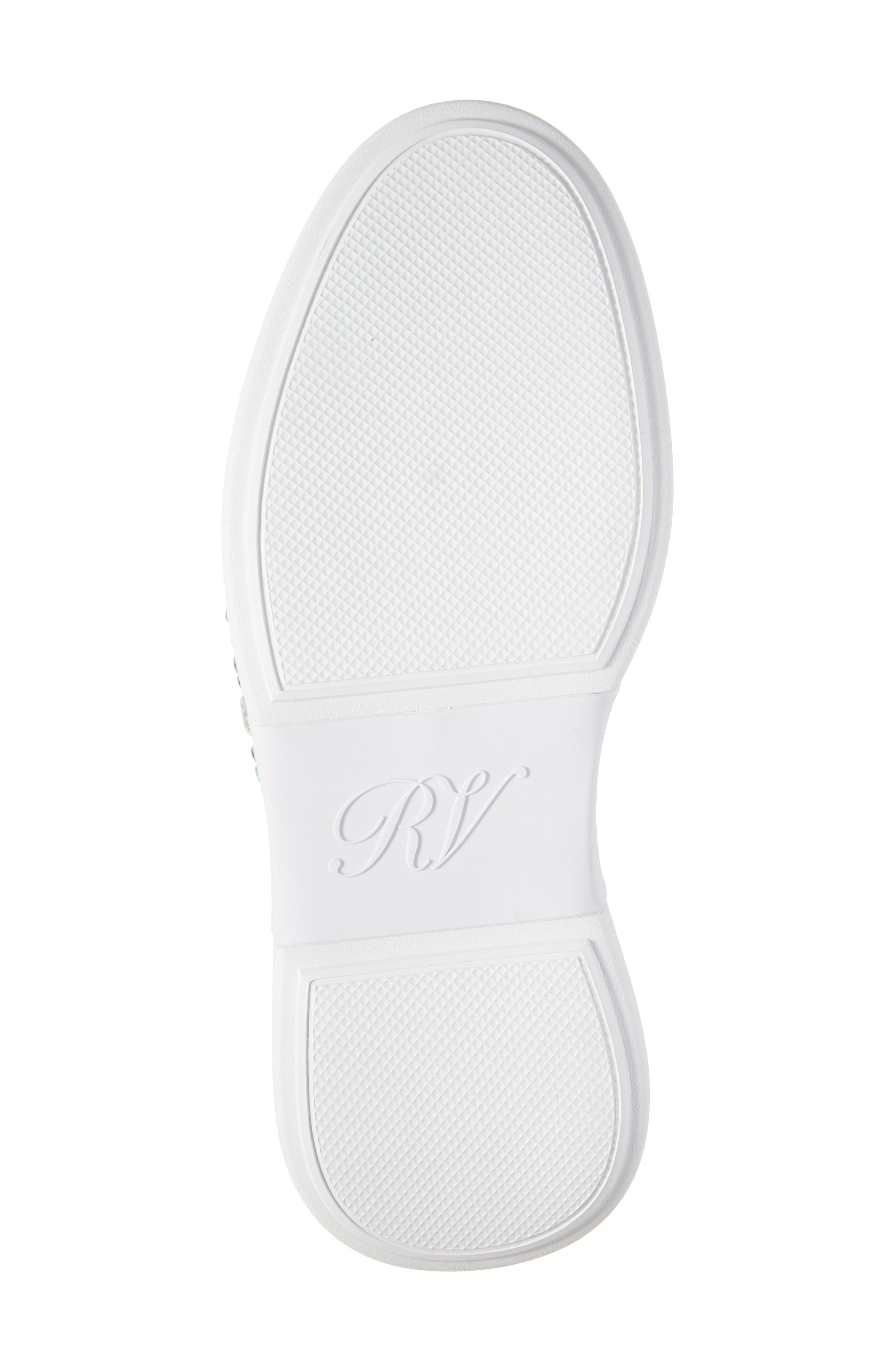 Roger Vivier Viv Skate Platform Sneaker in Bianco at Nordstrom - 6