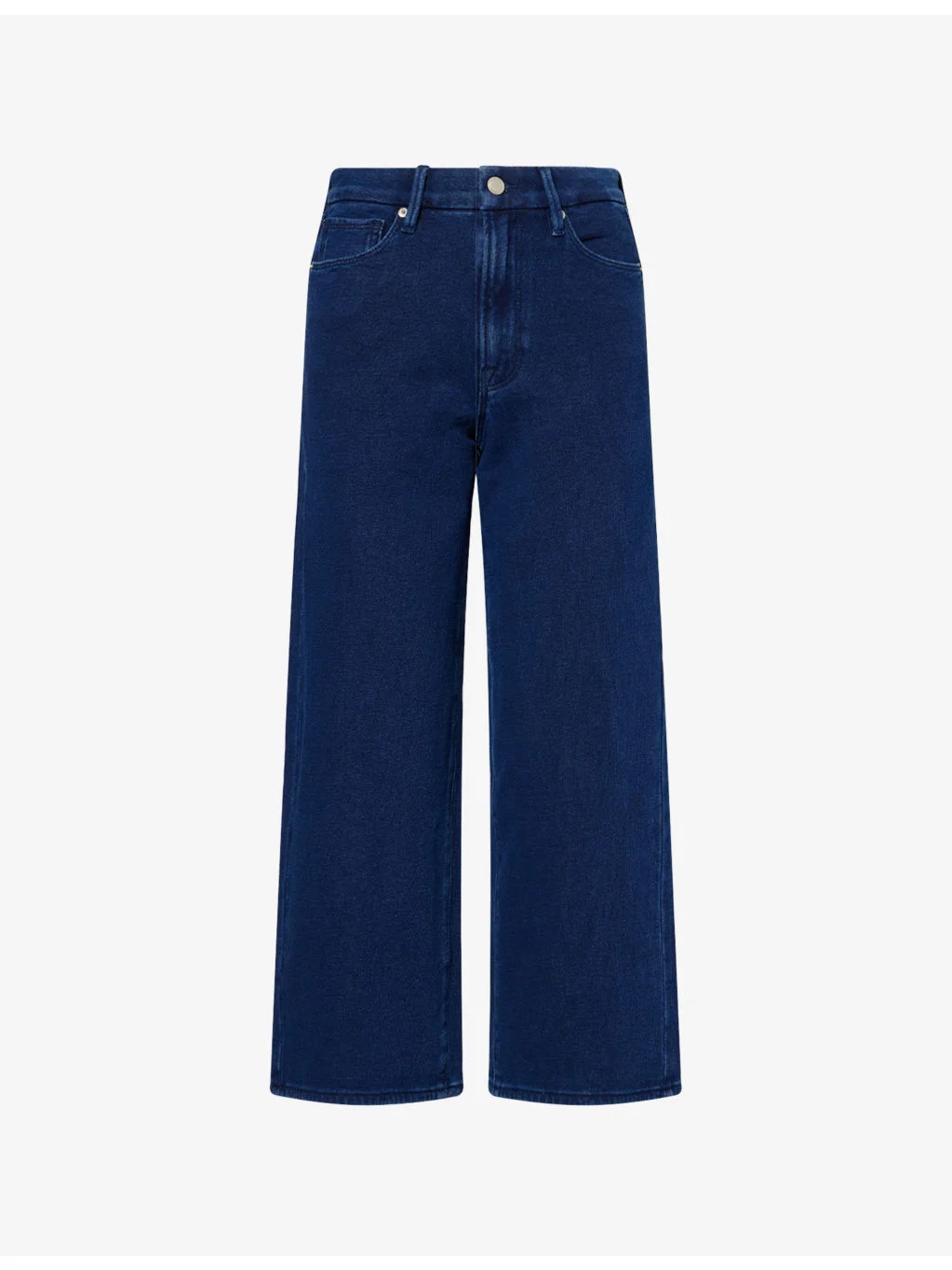 Jeanius Crop-Palazzo-Leg Cotton-Jersey Trousers - 1