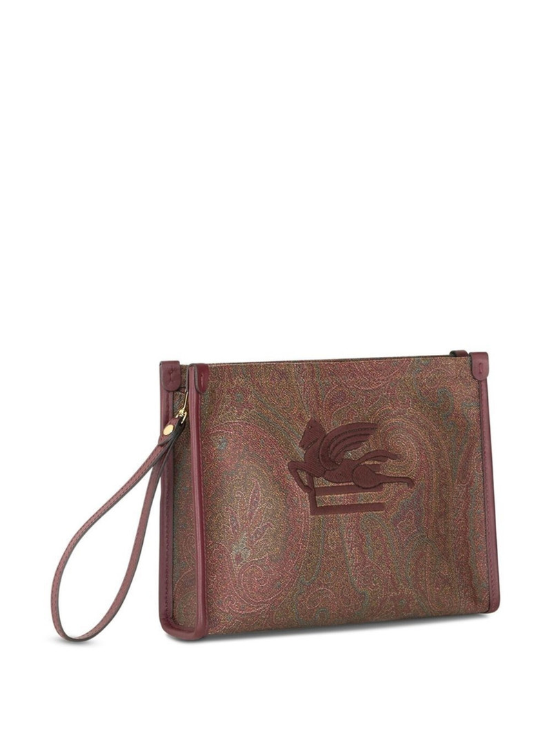 paisley-print logo wallet 6