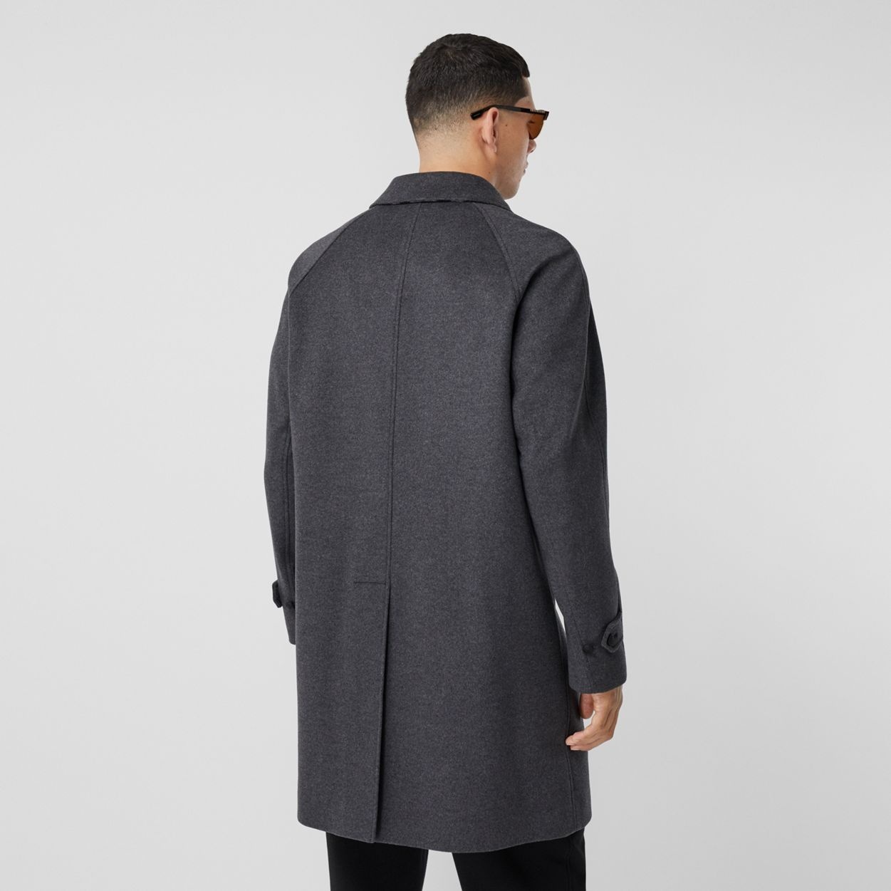 Button Detail Wool Cashmere Car Coat - 4