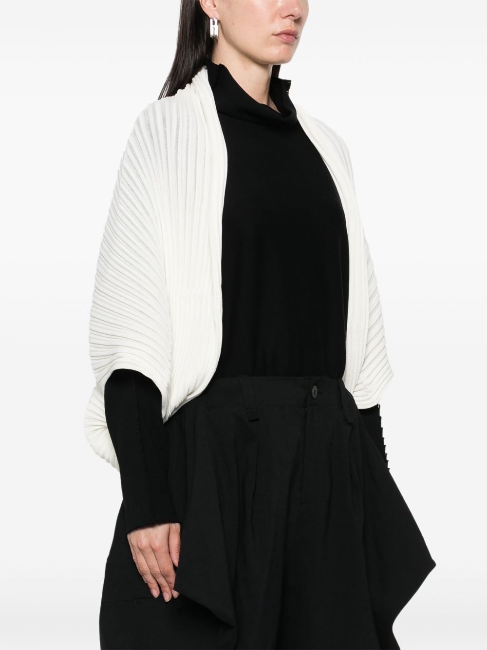 ribbed-knit cardigan - 3