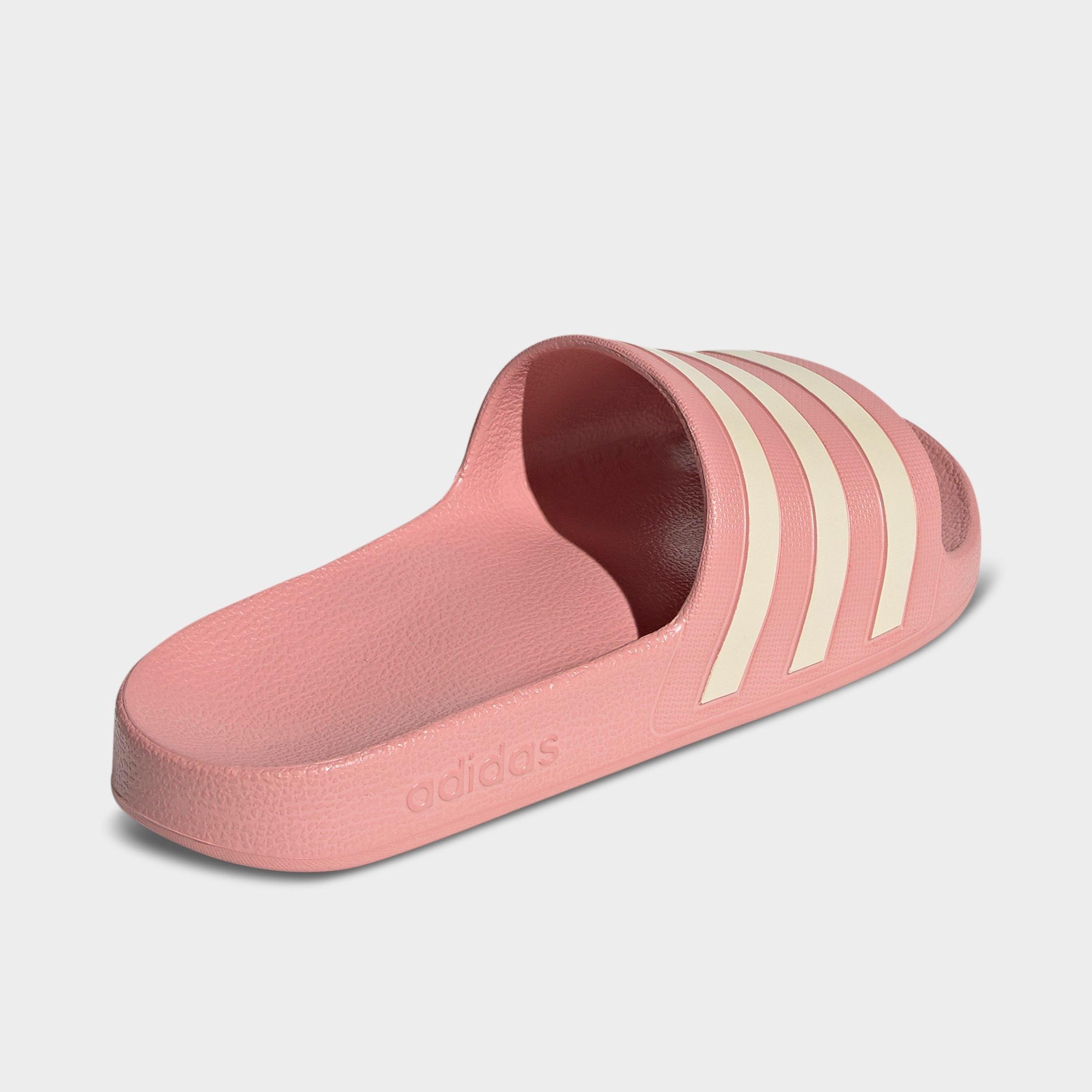 WOMEN'S ADIDAS ORIGINALS ADILETTE AQUA SLIDE SANDALS - 4