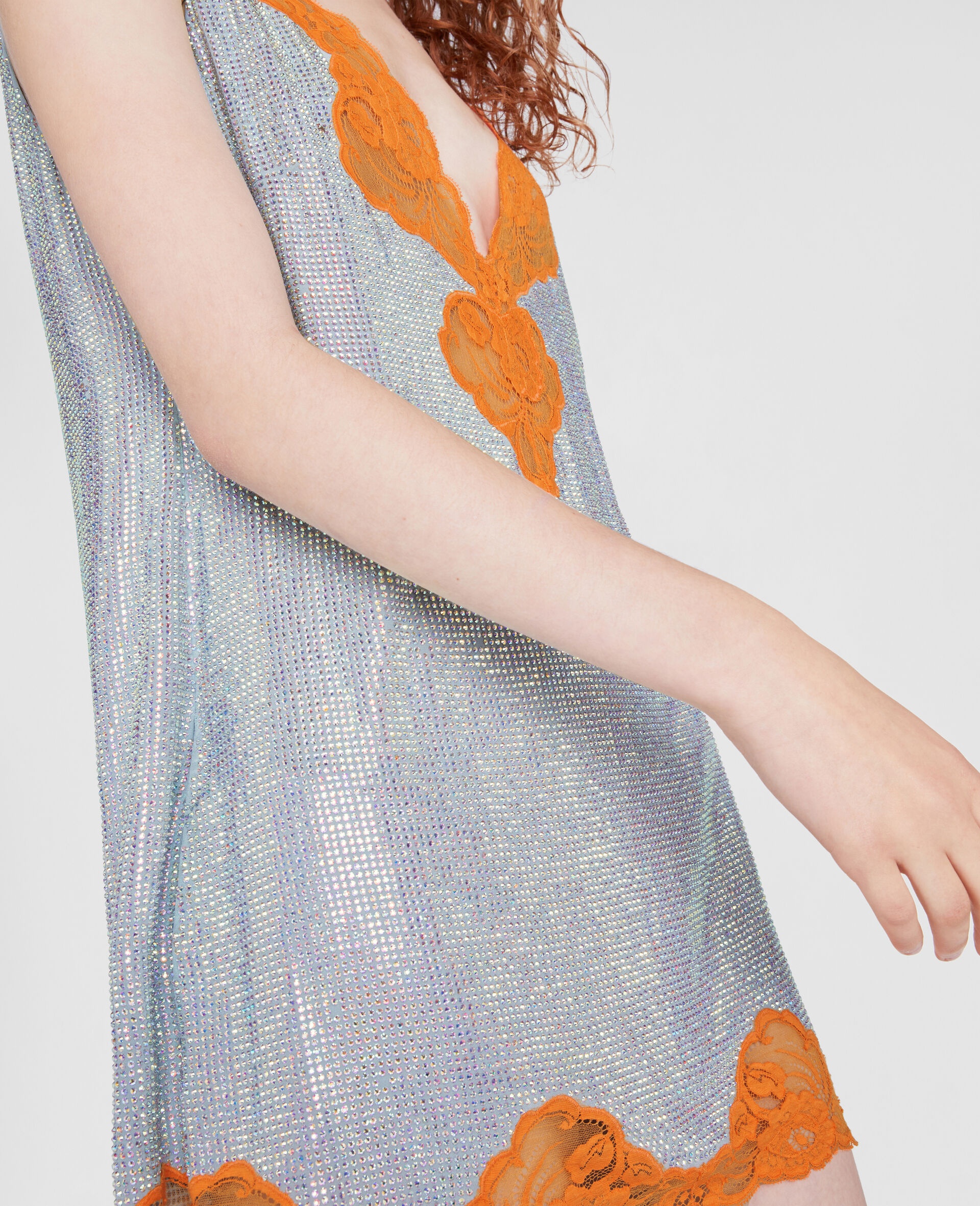Embroidered Silk Dress - 4