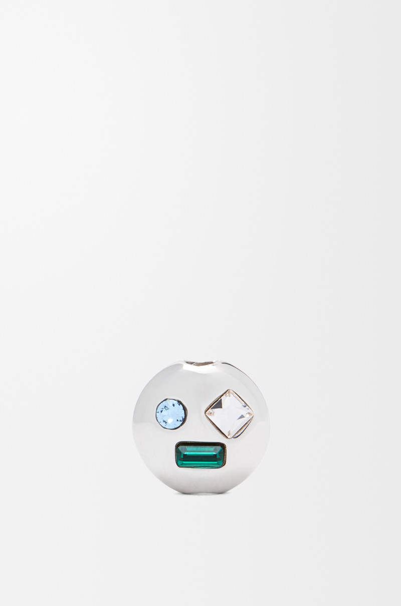 Acrobat Head in sterling silver and crystals 1