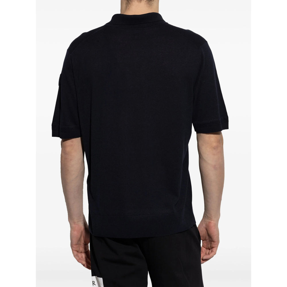 Moncler Blue Polo Shirts Men - 2