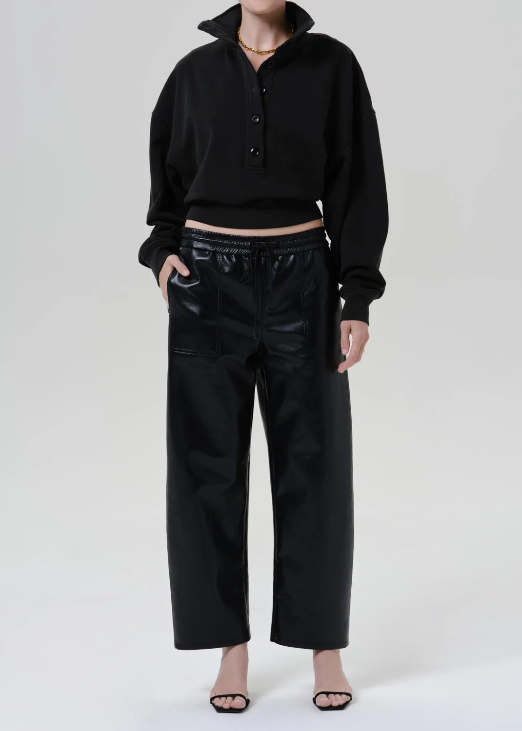 Mirelle Funnel Neck In Juniper - 1