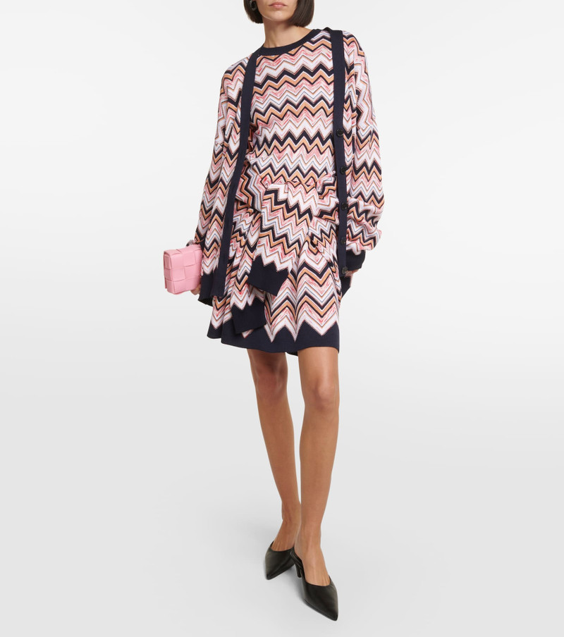 Missoni Zig Zag wool-blend minidress outlook