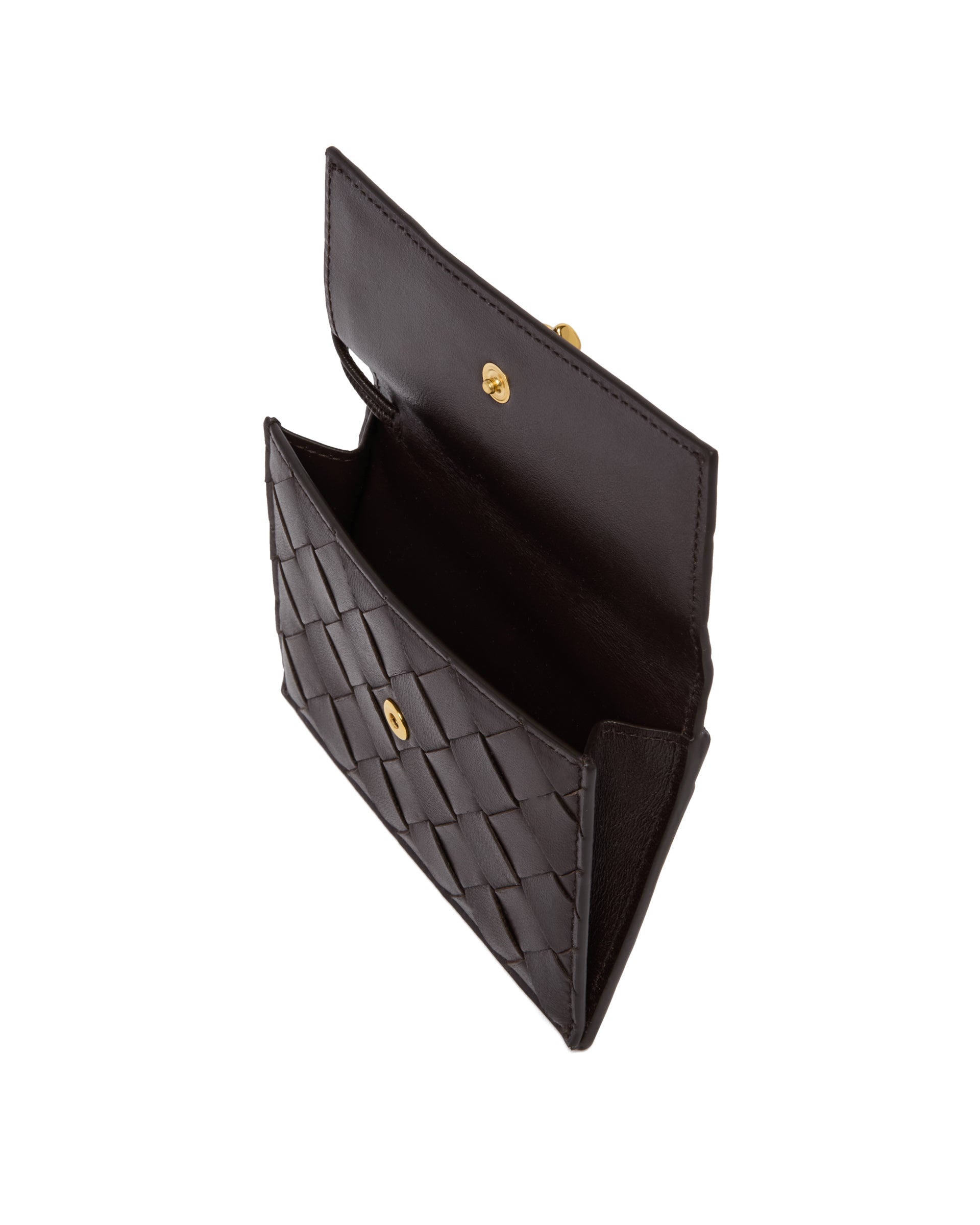 Brown Leather Andiamo Cardholder - 3