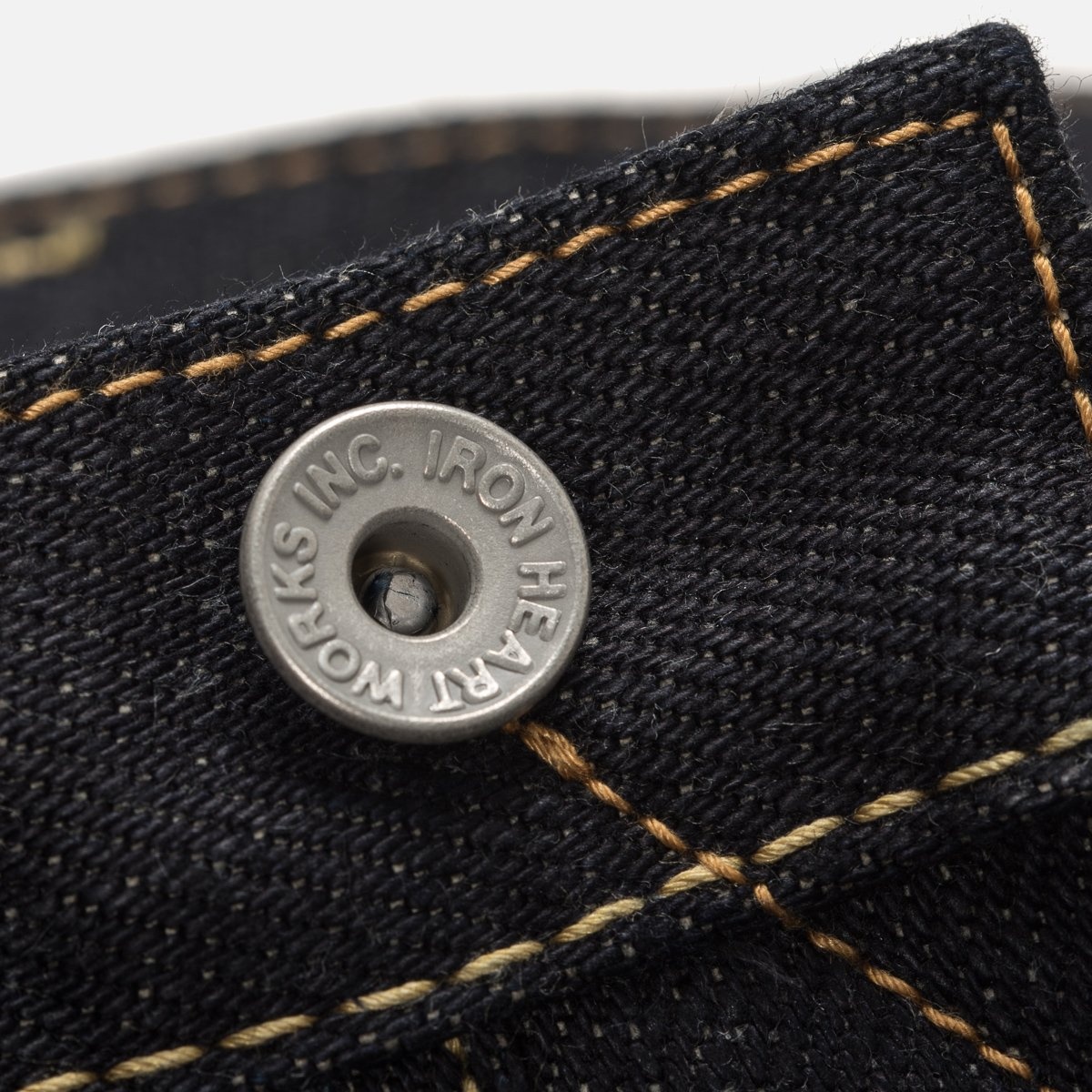 IH-777-XHS 25oz Selvedge Denim Slim Tapered Cut Jeans - Indigo - 8
