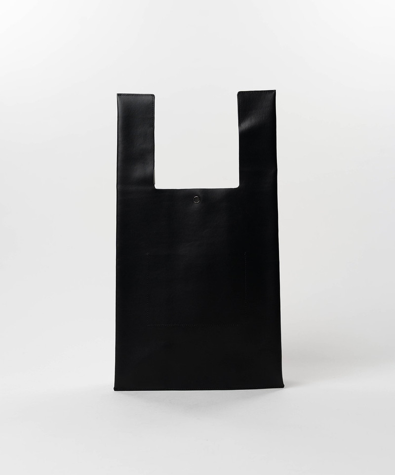 Cat Print Leather Shopping Bag 8