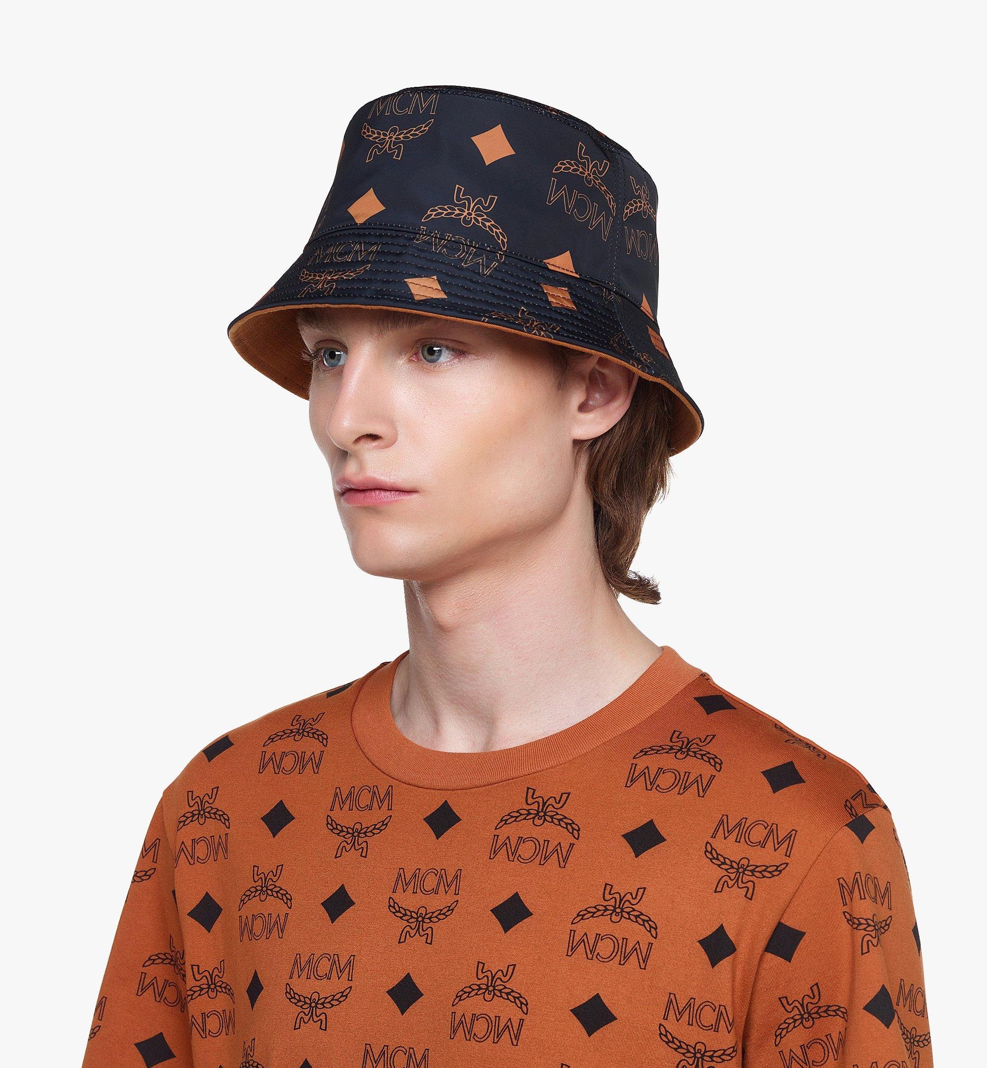 Reversible Monogram Bucket Hat in Recycled Polyester - 5