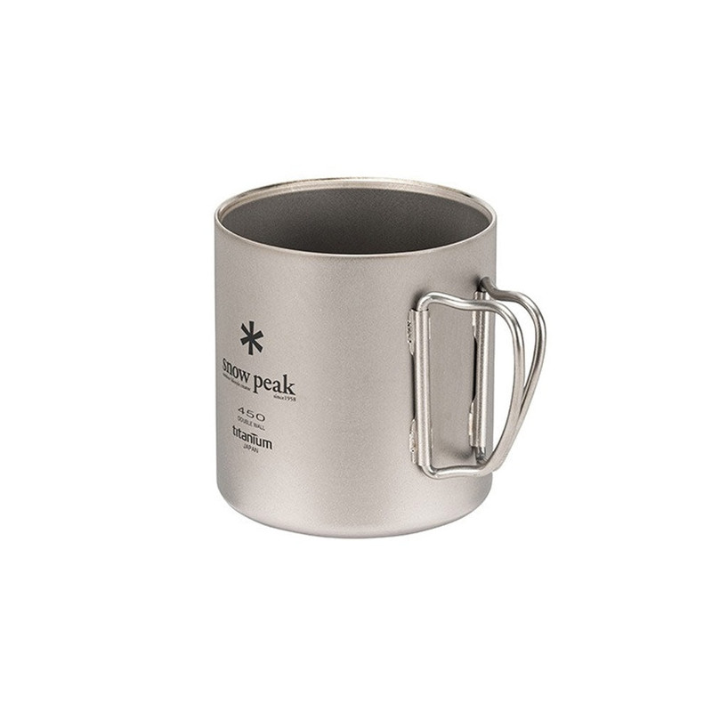 snow peak Ti-Double Mug 450 outlook