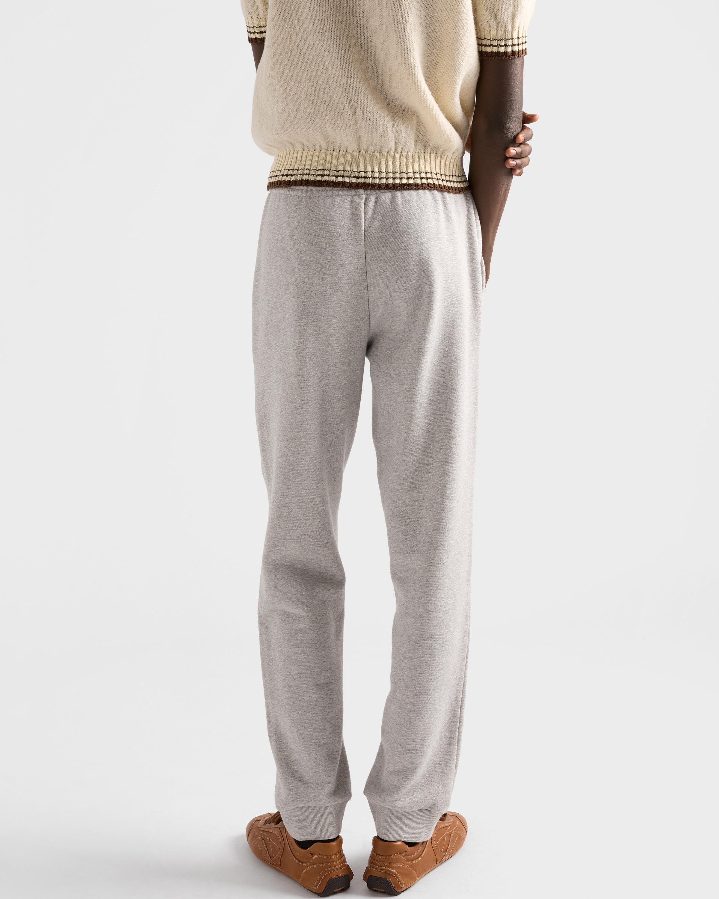 Cotton fleece joggers - 4