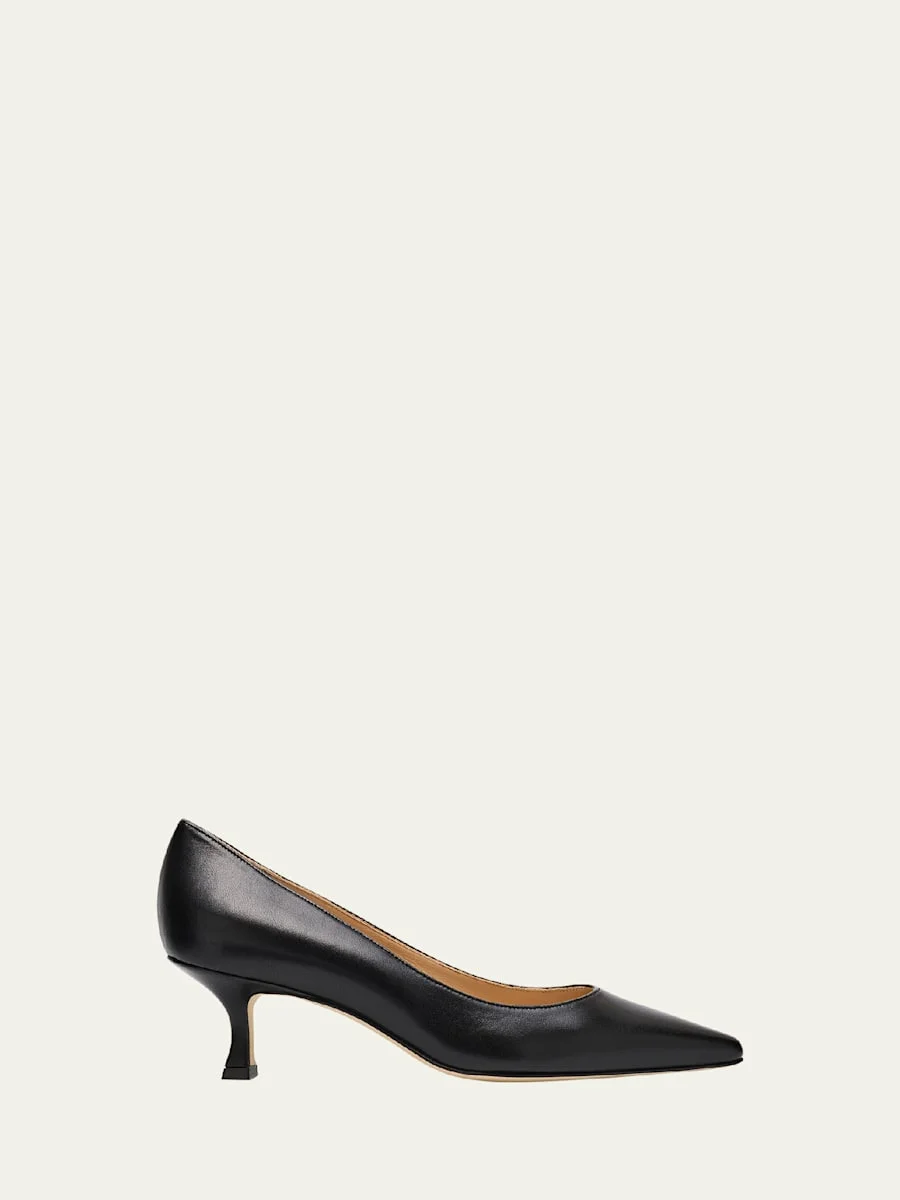 Srila Leather Low Pumps - 1