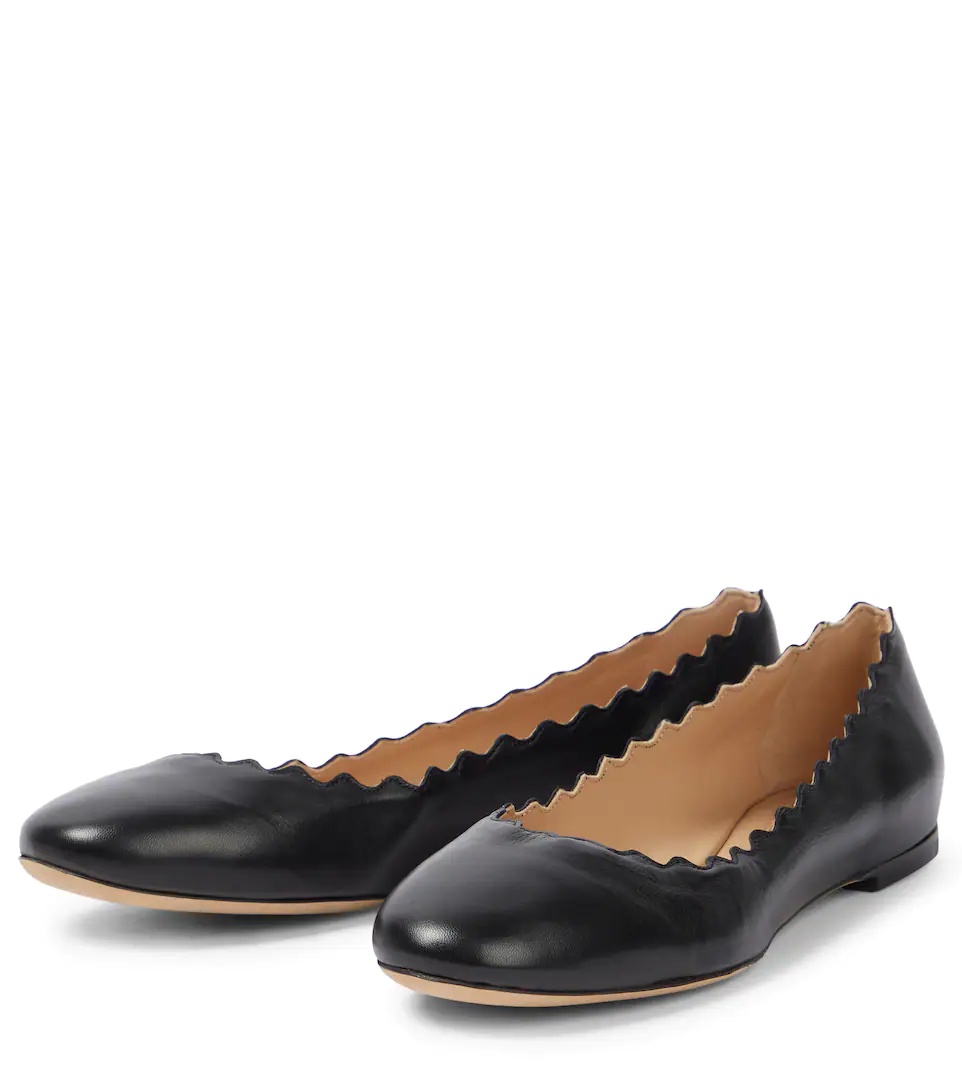 Lauren leather ballet flats - 5