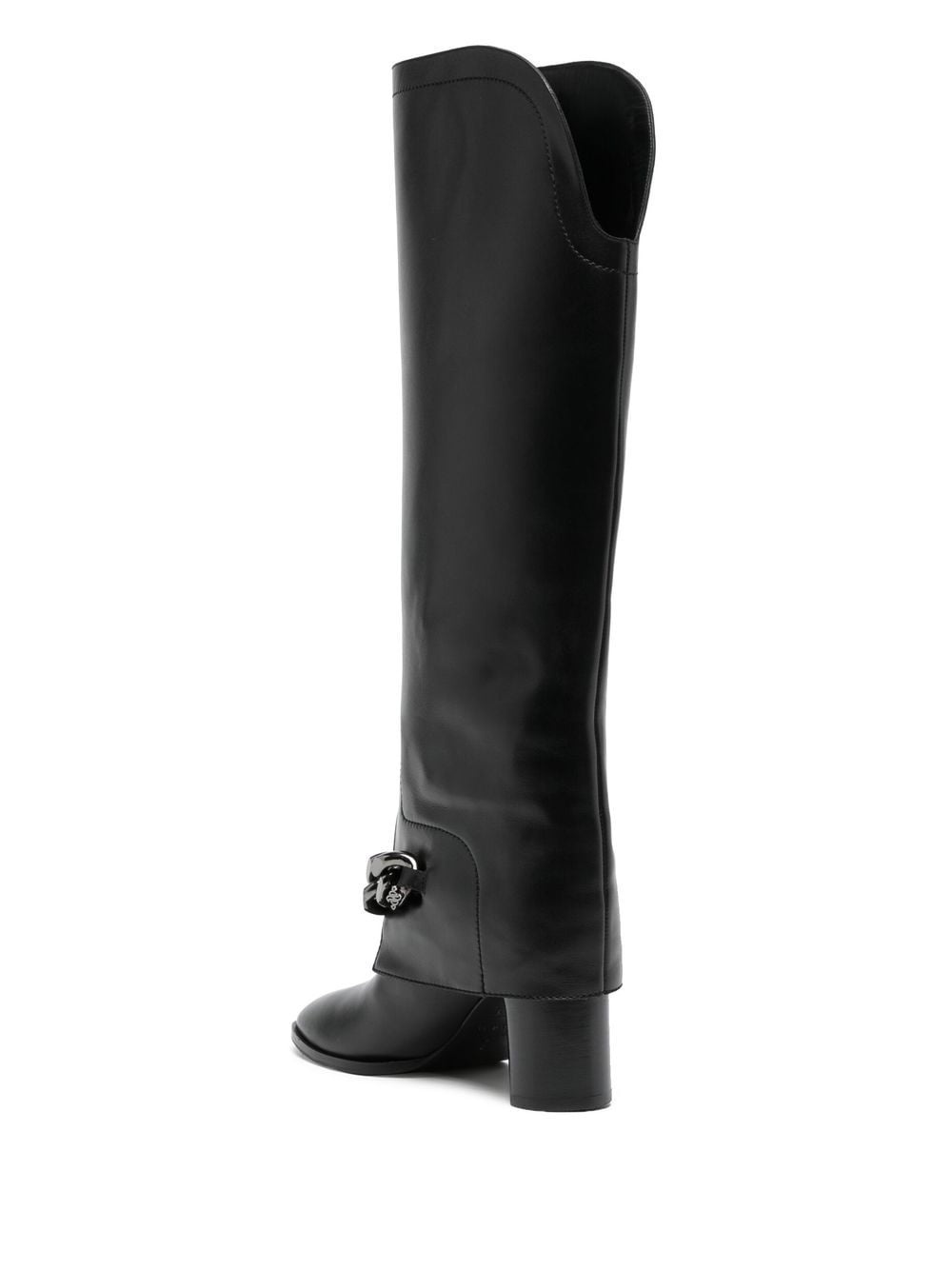 Varenne 100mm chain-link trim boots - 3