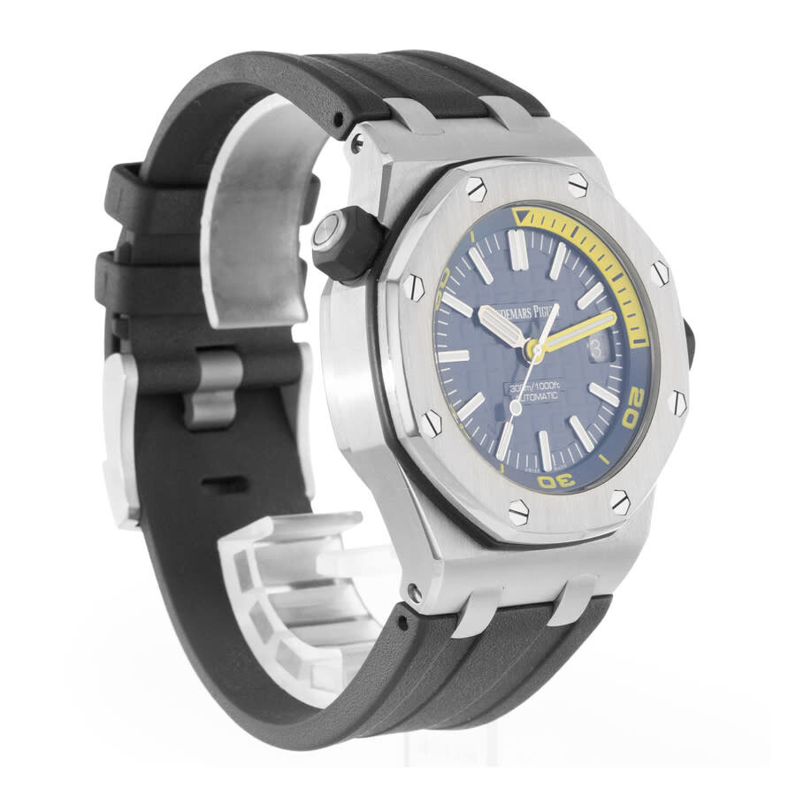 Pre-owned Audemars Piguet Royal Oak Offshore Blue Dial Men's Watch 15710ST.OO.A027CA.01 - 7