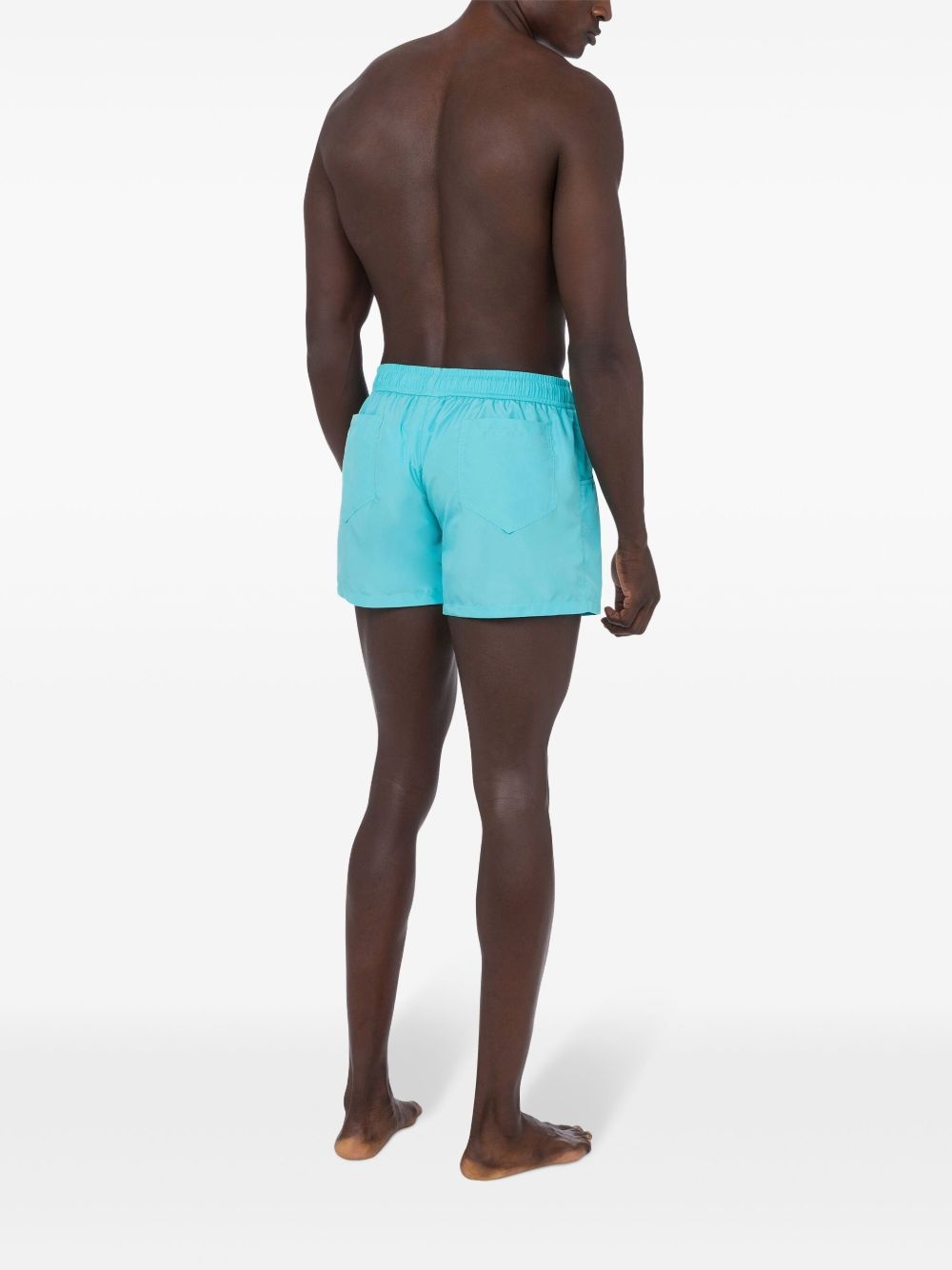 logo-patch swim shorts - 4